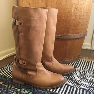 Levis Brown Leather Riding Boots